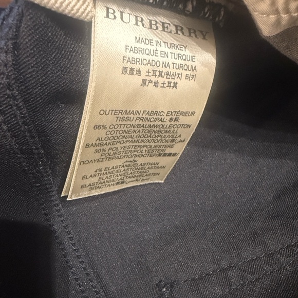 Burberry Green Westbourne Jeans Coated 29 - Picture 4 of 12